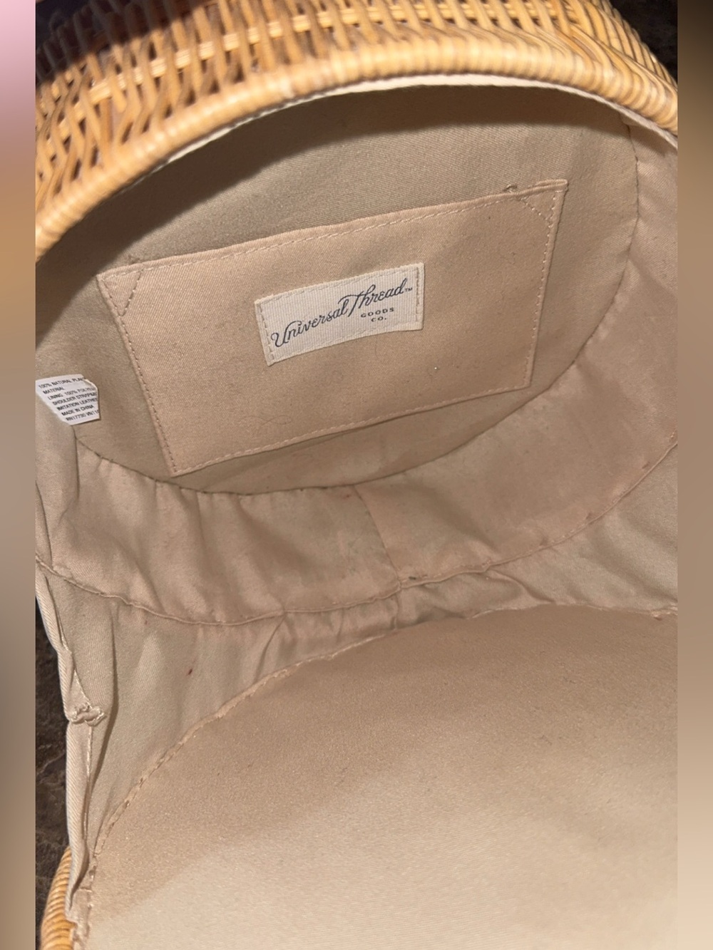 Universal Thread Rattan Circle Crossbody Bag 🌾☀️ - Picture 4 of 11